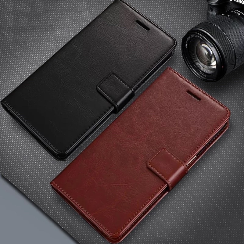 Case Flip Cover REALME XT 2 2 PRO 3 3 PRO 5 5i 5S 5 PRO 6 6i 6 PRO U1 Wallet Leather Dompet Kulit