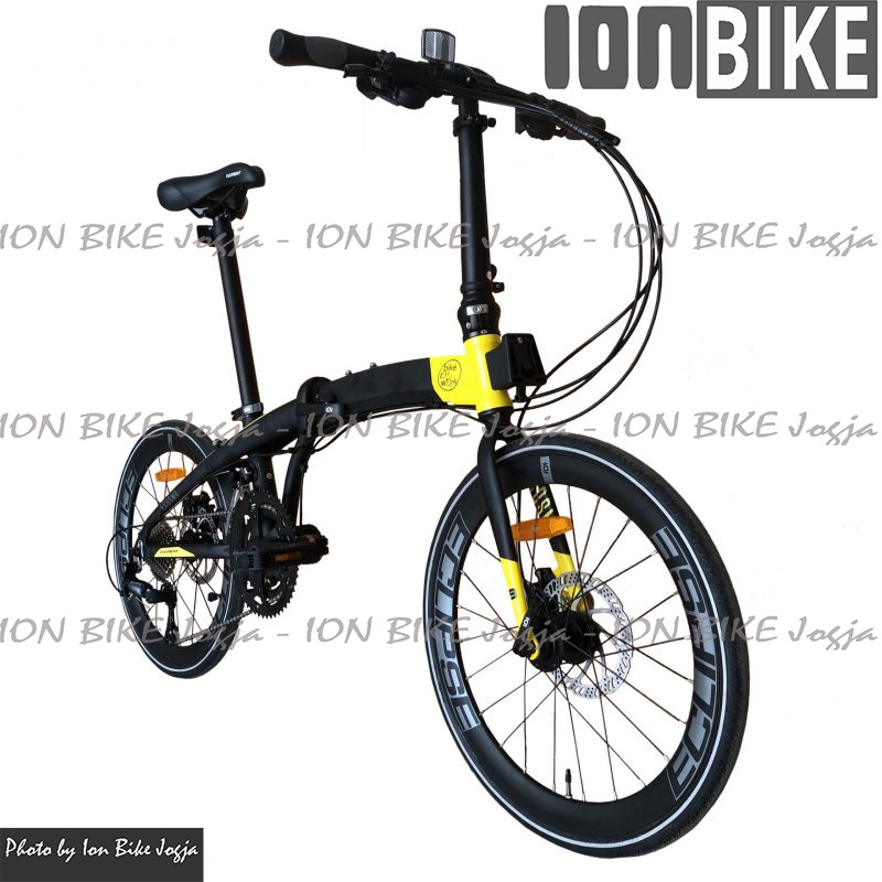 Sepeda Lipat 20 Element Ecosmo Z9 Bike To Work Edition 2 X 9 Speed Ringan Murah - Seli Folding Bike