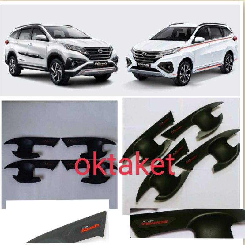 cover outer All new Rush Terios 2018 2020 2022 Gr Sport Hitam