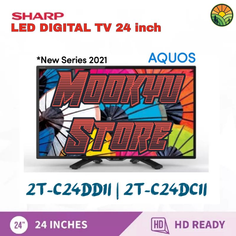 Sharp Aquos Led Tv 24 Inch 2tc24dd1i 2t C24dd1i Digital Tv New Series 2021 Shopee Indonesia