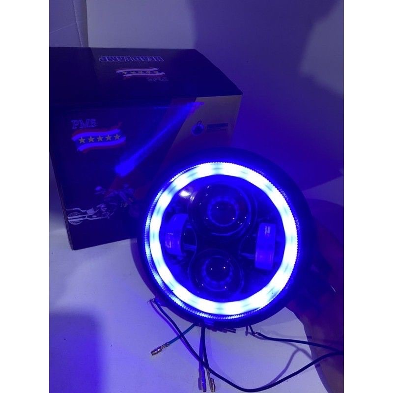 REFLEKTOR HEADLAMP LAMPU DEPAN DAYMAKER ANGEL DAYMAKER ALIS BLUE HEADLAMP 5.75 INC LAMPU DAYMAKER