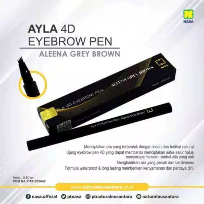 aleena alis aeena alis 4d pensil alis nasa