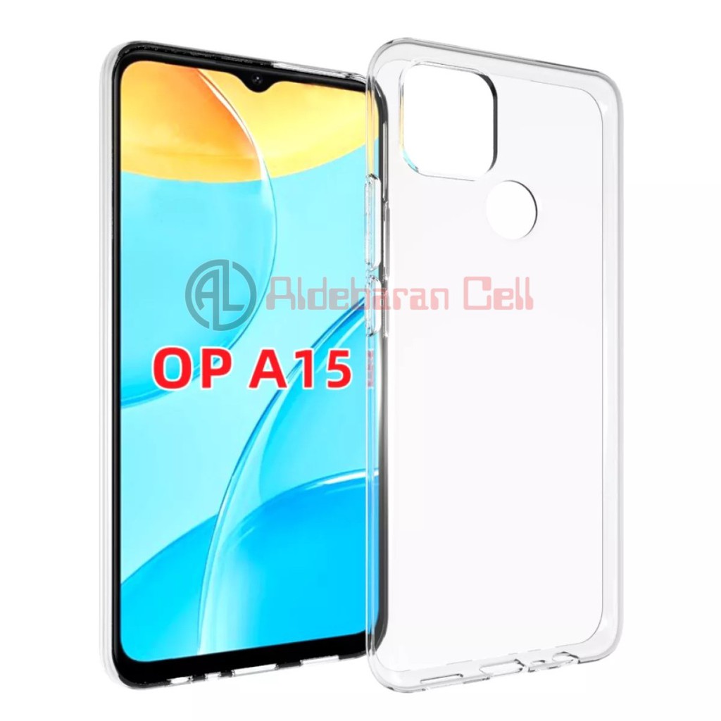 Softcase Transparan Anticrack OPPO A15 / A15S Clear Case Anti Crack Oppo A15 A15S 2020