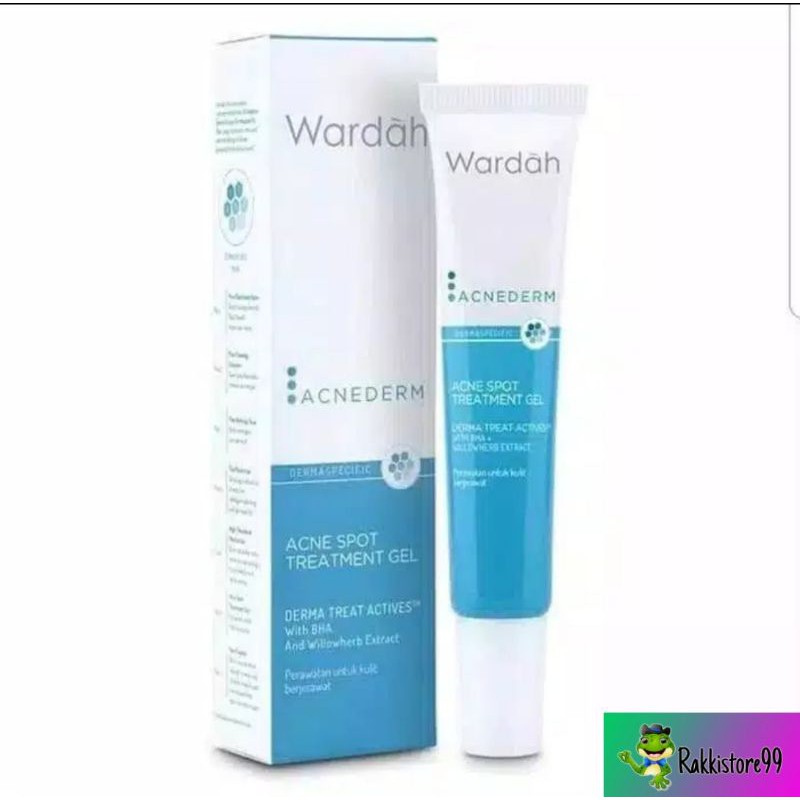 ❣️Rakkistore99❣️Wardah Acnederm Acne Spot Treatment Gel 15ml (ACNEDERM SPOTGEL)  (100% Original)