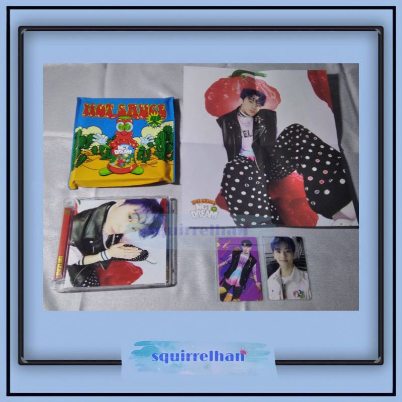 [READY STOCK] Album NCT Dream jewel case + poster hot sauce lee mark poster photocard pc jisung jaem