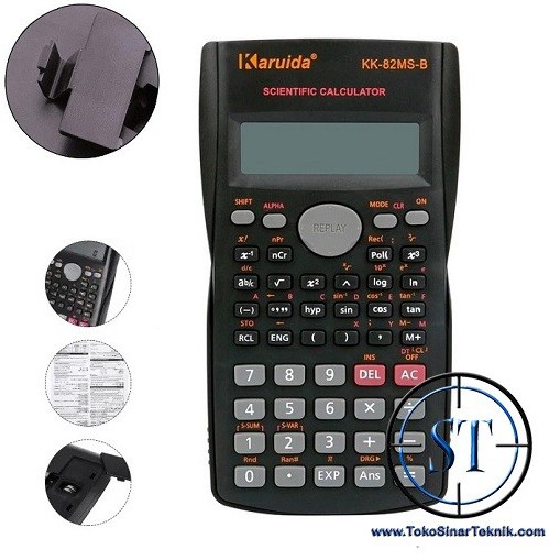 Student Calculator Science Kalkulator Multifunction LCD KK-82MS-B