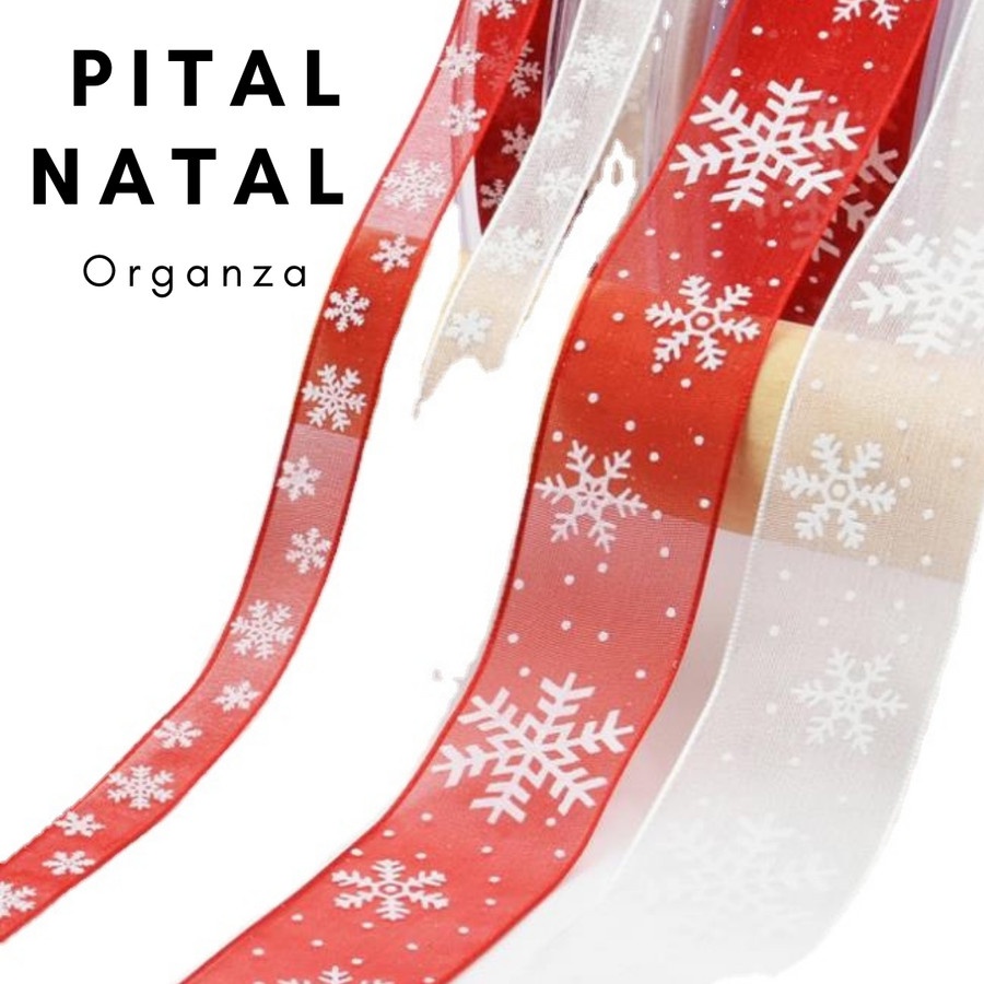 

Pita Natal Ribbon Xmas Transparant 2 cm