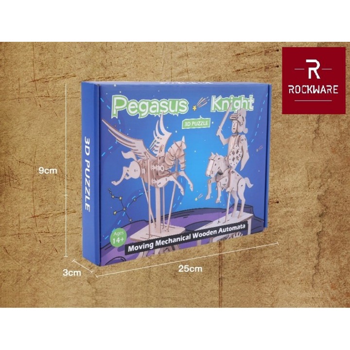 72 ROCKWARE RW-DIY02 - Creative Wooden Puzzle 3D - Pegasus Model