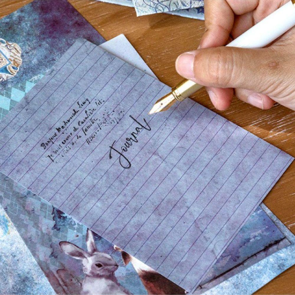 Agustina Amplop Dengan Sealing Stiker Bunga Vintage Scrapbooking Perlengkapan Kantor Undangan Ulang Tahun Notepads