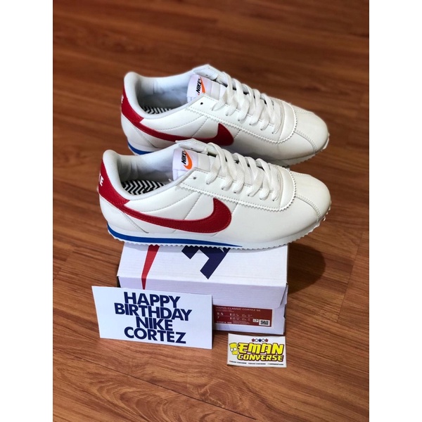 (Bisa COD) Sepatu NIK3 CORTEZ XLV BNIB Made In Indonesia Sepatu Sneakers Kets Tali Pria Wanita