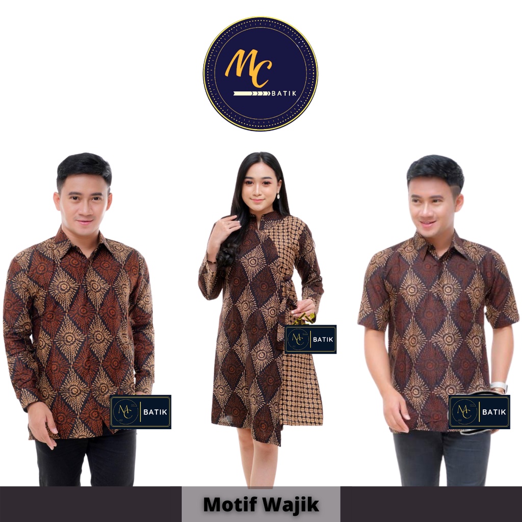 Baju Batik Couple Batik Couple Lawasan Coklatan Ready Seragam