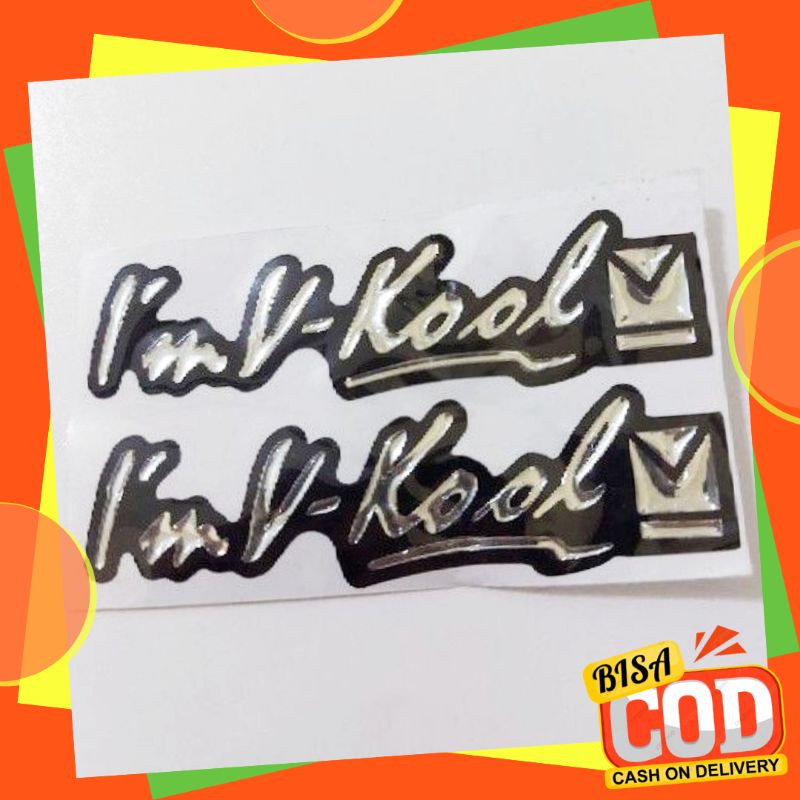(COD)STICKER EMBLEM I'M V-KOOL VKOOL