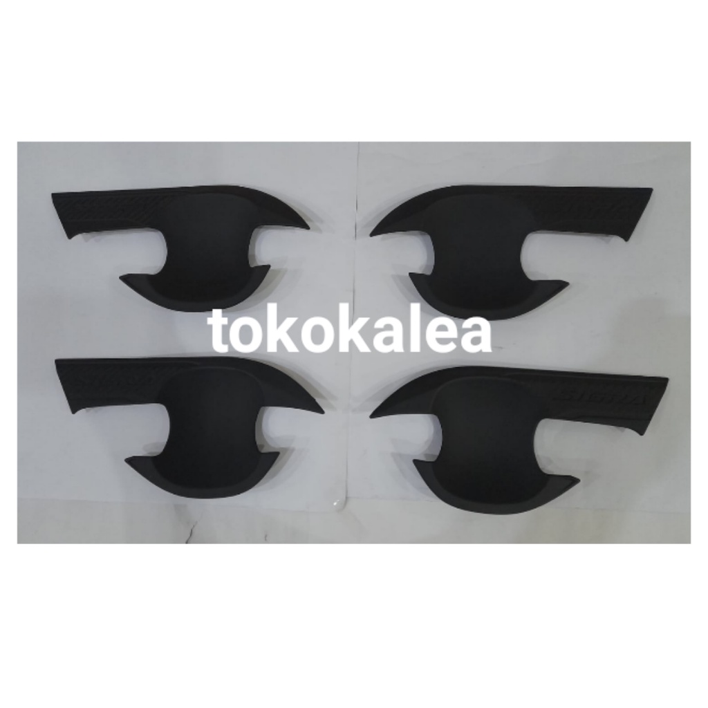 daihatsu sigra cover outer mangkok pintu mobil hitam doff variasi eksterior door outer mangkok calya