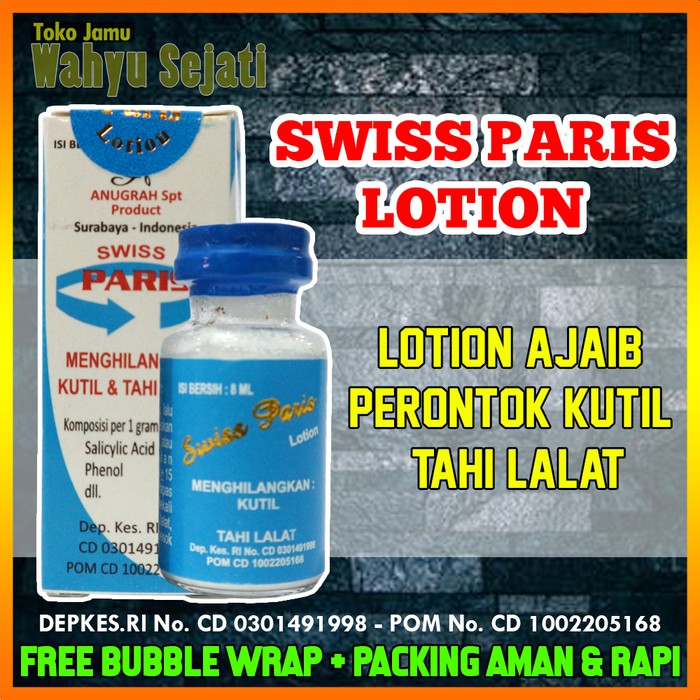 Swiss Paris Lotion - Penghilang Tahi Lalat - Kutil Alami TANPA OPERASI
