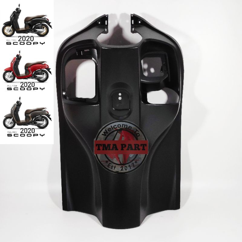 Cover inner dashboard dek kunci kontak scoopy fi esp 2020 2021 2022 K2F hitam doff dof dop