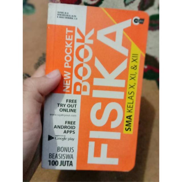 [PRELOVED] BUKU / POCKET BOOK FISIKA SMA