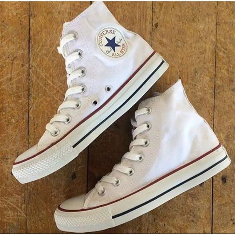 (KUALITAS PREMIUM) SEPATU CONVERSE ALL STAR PRIA DAN WANITA WARNA PUTIH  MODEL HIGH