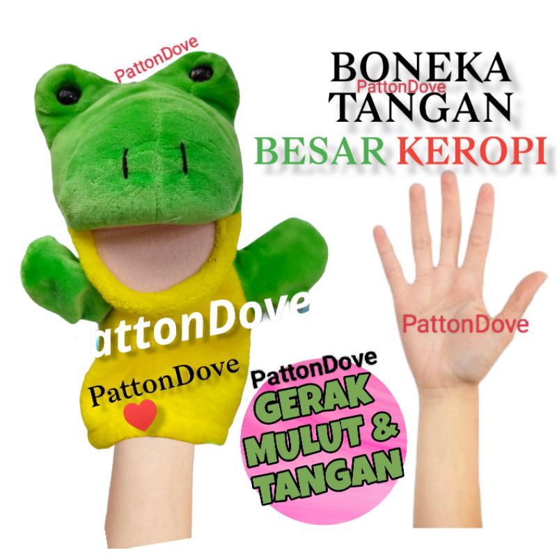 BONEKA TANGAN KEROPI BONEKA JARI BONEKA MAINAN ANAK BAYI FINGER PUPPET MAINAN EDUKASI KARAKTER BONEKA TANGAN PREMIUM HAND PUPPET ANIMAL BINATANG HEWAN KARAKTER BONEKA DONGENG BAHAN BAGUS BONEKA TANGAN SUPER PREMIUM JUMBO HAND PUPPET ANIMAL BINATANG HEWAN