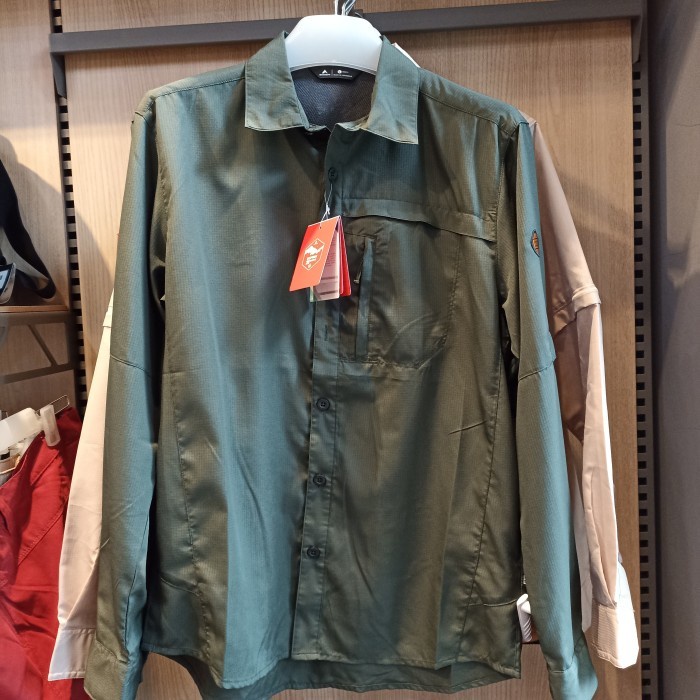 Kemeja Eiger GRAVEL 2.0 X28 LS UPDATE Shirt 91000 7249 Original Bagus