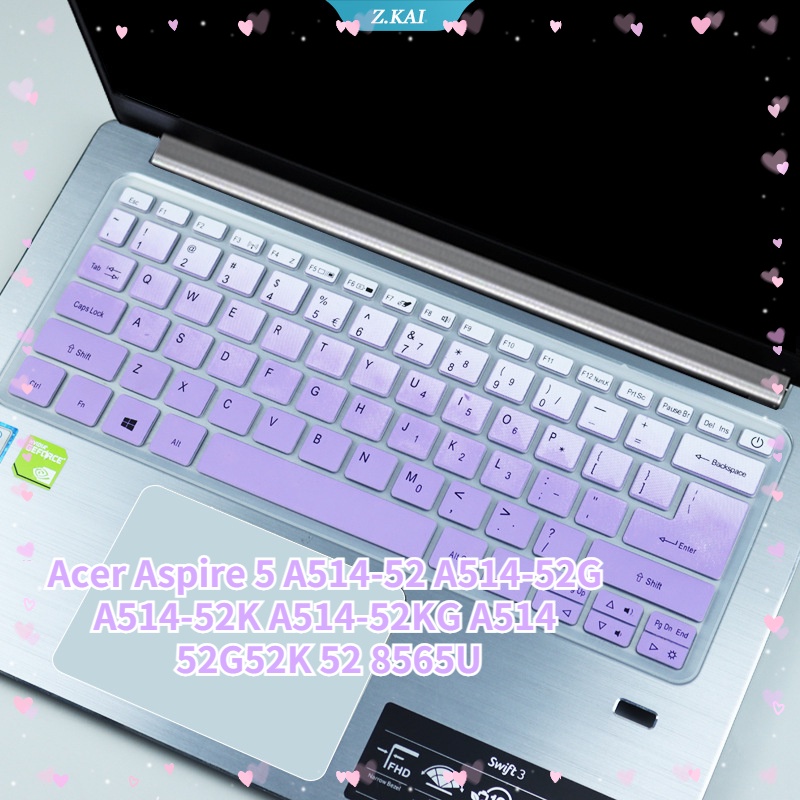 Film Silikon Pelindung Keyboard High Definition Untuk Acer Aspire 5 A514-52 A514-52G A514-52K A514-52KG ​​52 8565U Skin Cover Keyboard Laptop Anti Debu (ZK)