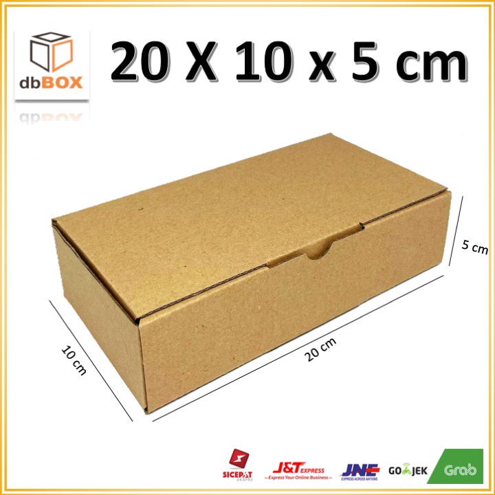 

Kardus karton uk. 20x10x5 cm --Die Cut dan easy usage--
