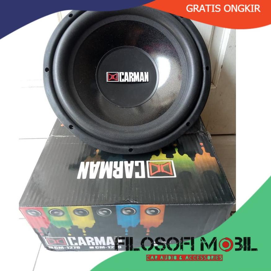 Menarik.. Subwoofer Carman 12" 12 Inch CM-1278 Carman 1278 Double Coil