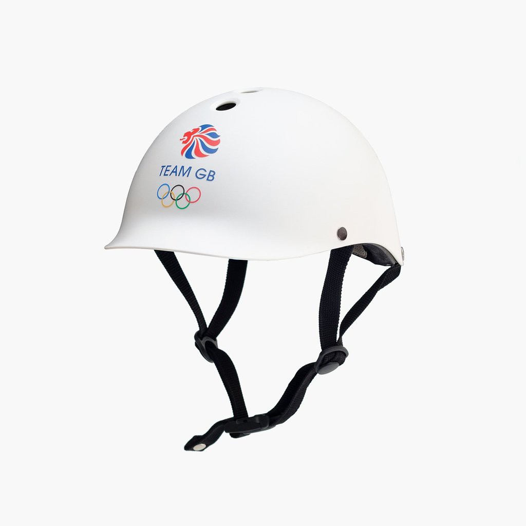 DASHEL HELMET - WHITE OLYMPIC EDITION - HELM SEPEDA