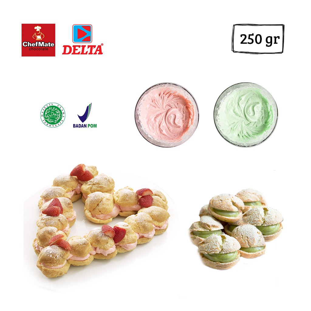 

Selai coklat green tea, strawberry 250gr