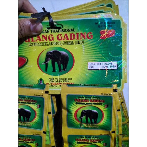 

Jamu Tulang Gading (1 Hanger/20 Sachet)