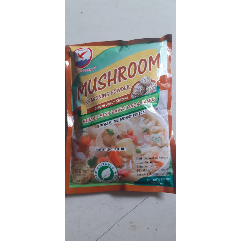 

MUSHROOM BUMBU SIAP PAKAI RASA JAMUR 200 GR
