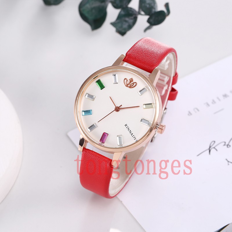 ✅[COD] JAM TANGAN WANITA KULIT DIAMOND IMPORT MURAH WATCH w97