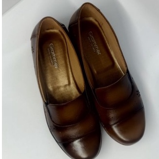 Sepatu Casual Wanita Kulit Asli Sepatu Formal Slip On Kulit Grammer