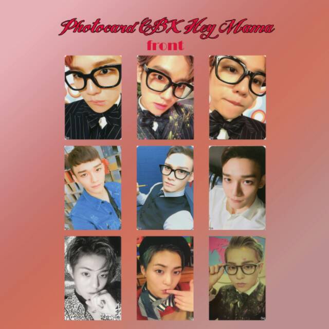 [READY / SET] SET EXCK CBX HEY MAMA FAN MADE UNOFFICIAL YANGPASHOP SEHUN CHANYEOL BAEKHYUN