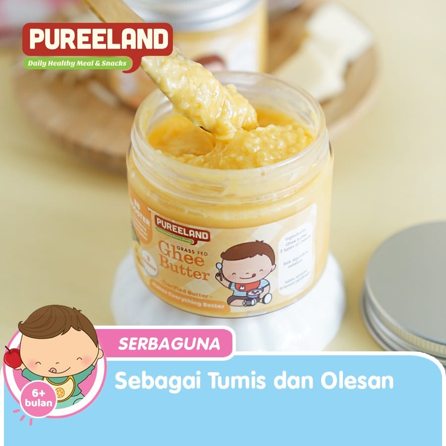 

HG Pureeland Butter MPASI Booster / Grass Fed Butter / Mendukung Berat Badan Bayi/ Bumbu Masak MPASI