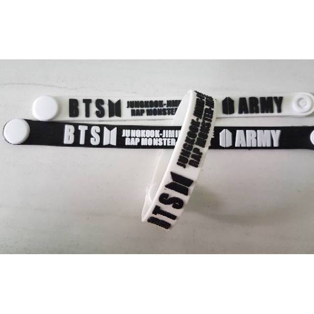 Gelang bts kpop kancing bangtan boys army wristband