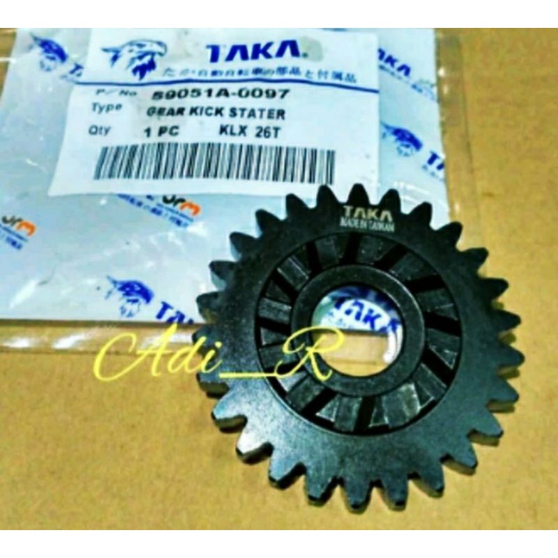 GIGI SLAH KLX 150 GEAR SLAH KLX GIGI PENERUS STATER KLX 150