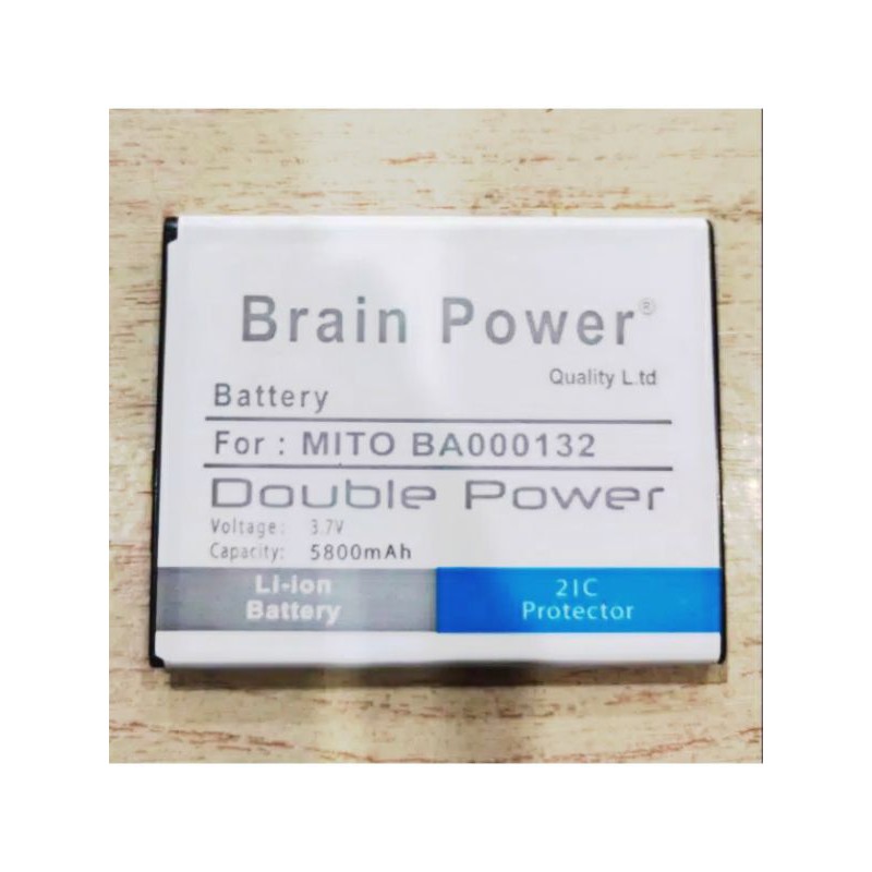 Baterai Battery Batre Mito A880 / A990 / BA-132 Double Power