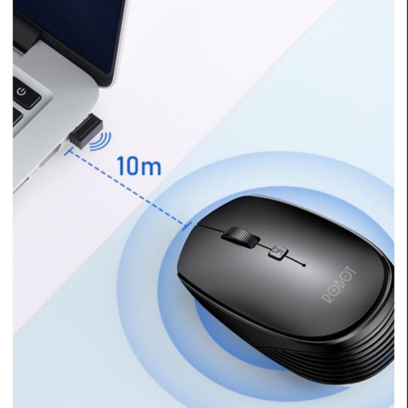 ROBOT M205 Mouse Wireless Optical 2.4Ghz 16000DPI-1