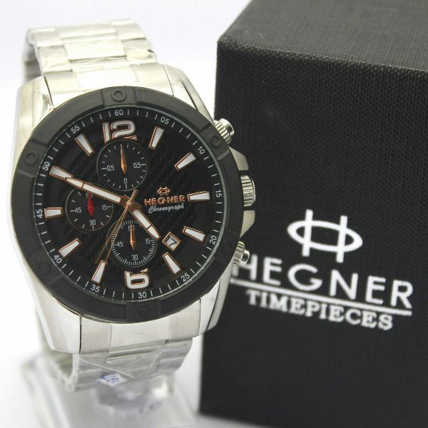 BARU Anti Air - Jam Tangan Pria Original Hegner HW1621G Rantai Stainlees Steel By HargaJam Cowok Ori