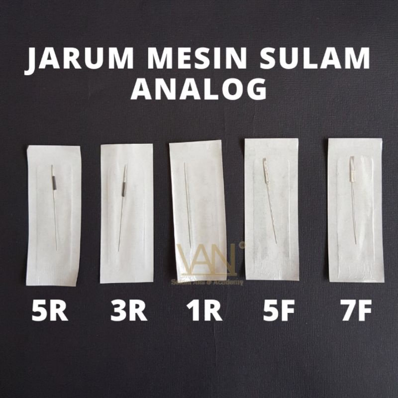 JARUM MESIN STANDART SULAM ALIS BIBIR EYELINER 1R 3R 5R 5F 7F EYEBROW LIPS NEEDLE