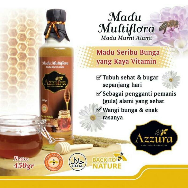 

Madu Azzura - Madu Multiflora 300 Gr, 450 Gr, 500 Gr