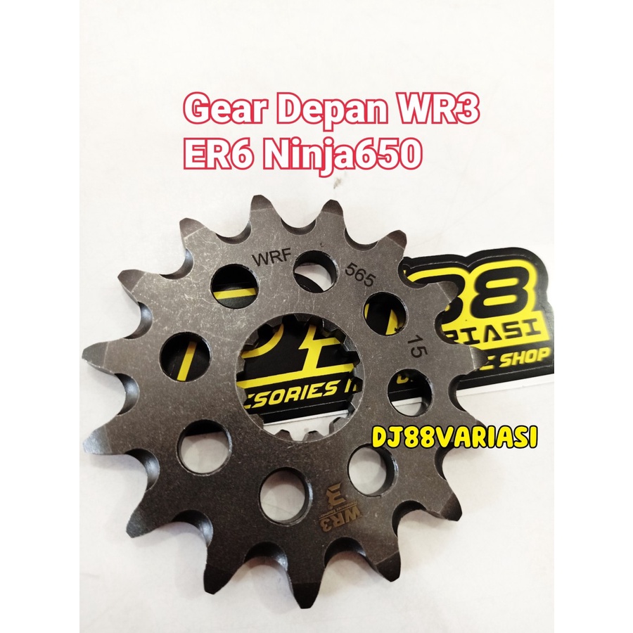Gear depan Wr3 Kawasaki er6n er6f ninja 650 gir depan variasi ER 6 N