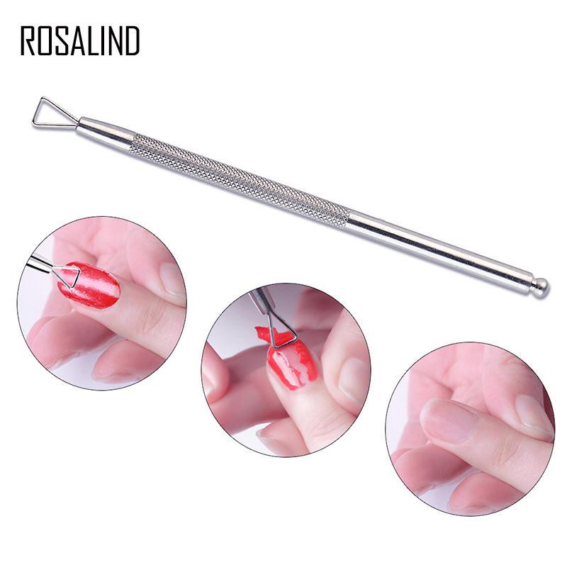 ~AB~ Nail Art Remover Tools Alat Penghapus Cat Kuku Cuticle Pusher Pendorong Kutikula