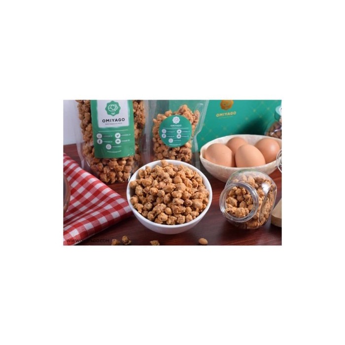 

54ekh Buy 1 Get 1 Kacang Telur Medan Pedas Omiyago 100 Gr 60J