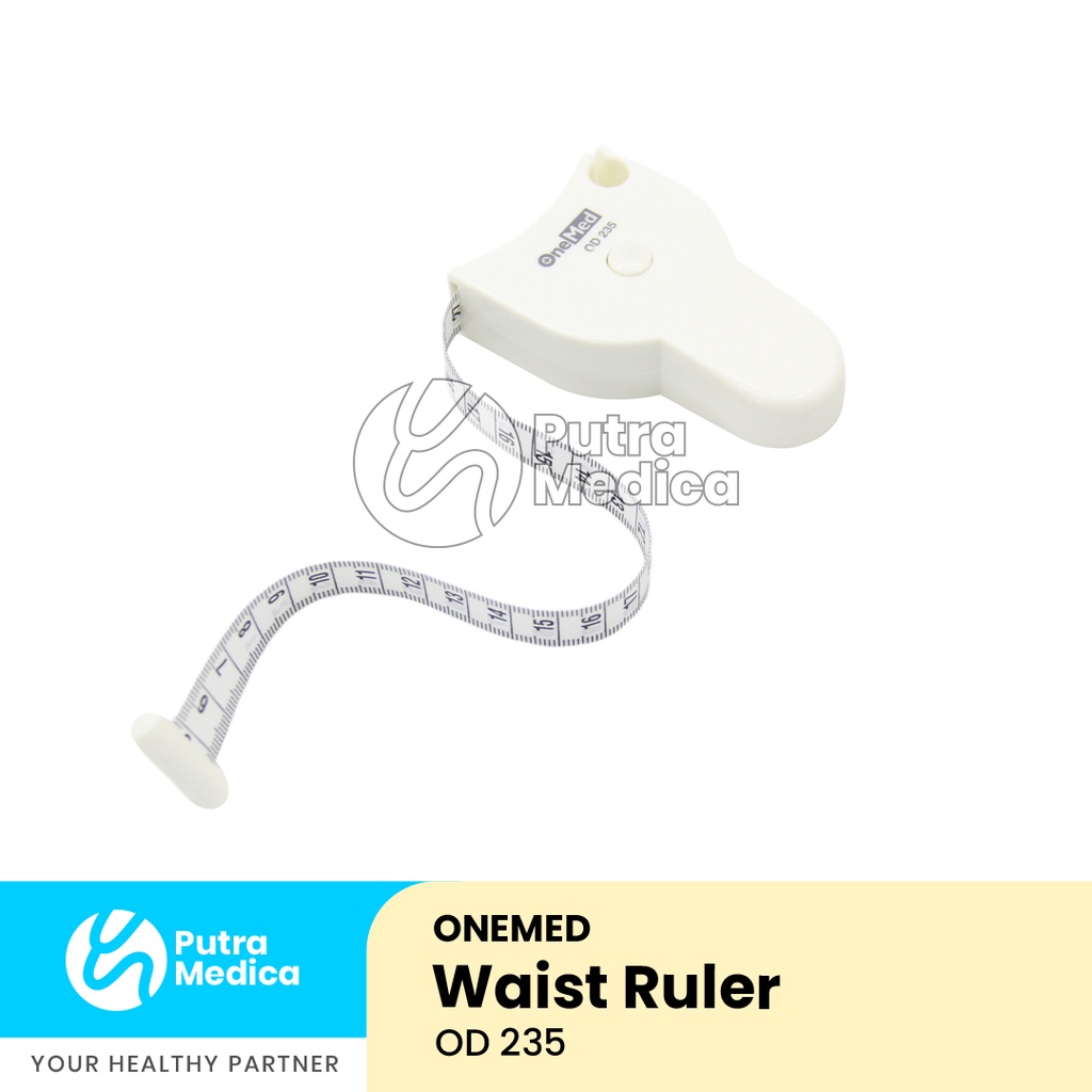 Onemed Waist Ruler OD 235 / Metline Metlin Medline / Meteran / Alat Ukur Pengukur Pinggang Perut Lengan