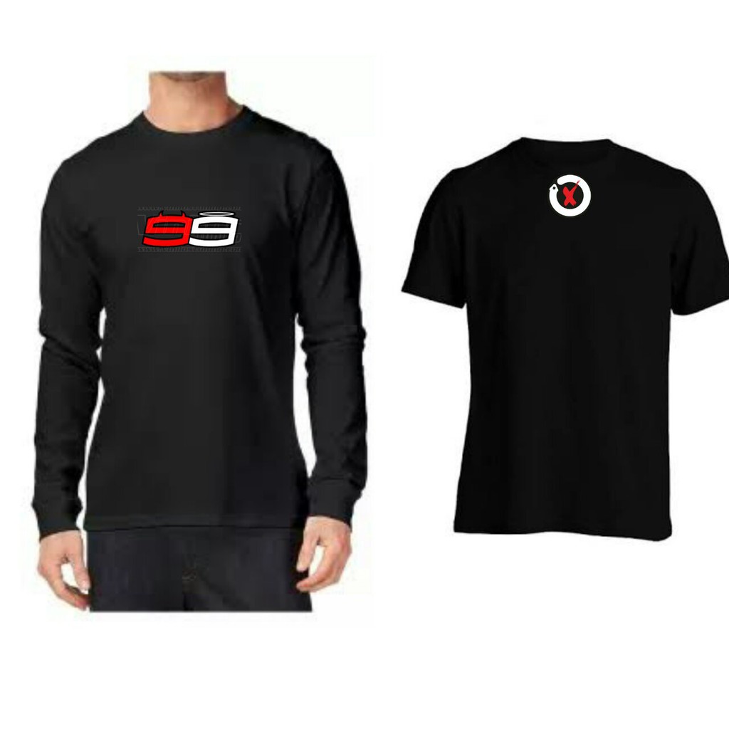Premium Longsleeve Kaos Jorge Lorenzo Terbaru - T-shirt Panjang  - Kaos motor Lorenzo - Custom kaos