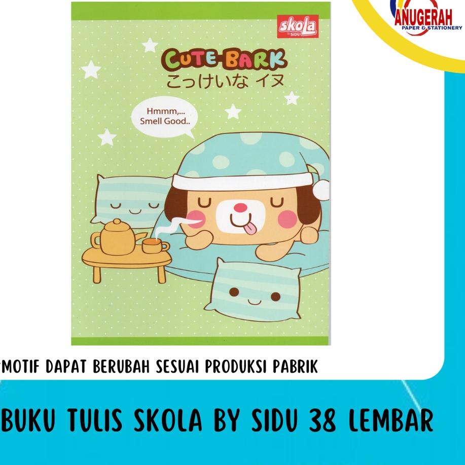 

Best! BUKU TULIS SKOLA BY SIDU 38 LEMBAR PAK