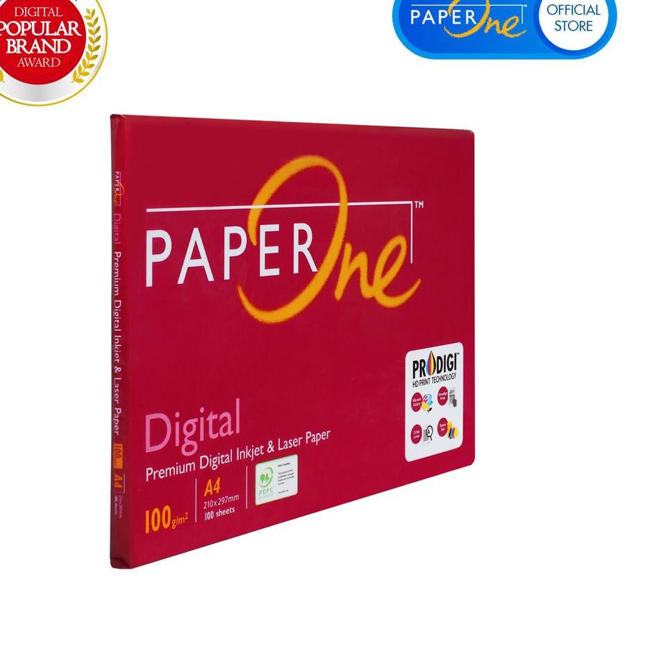 

BO PaperOne Kertas Fotocopy A4 100gr - Retail Pack (100 lembar) BO Best Produkー