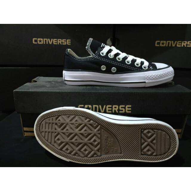 SEPATU CONVERSE ORIGINAL HITAM PUTIH /SEPATU CONVERSE ANAK ORIGINAL /SEPATU SEKOLAH CONVERSE CLASSIC