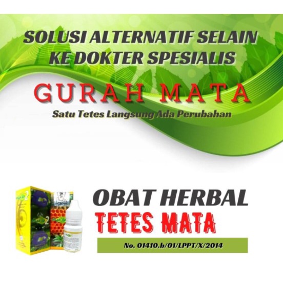 (Original) TETES GURAH MATA NO.1 / TETES GURAH / GURAH MATA / MADU MATA / SYIFA MATA / GURAH MATA /